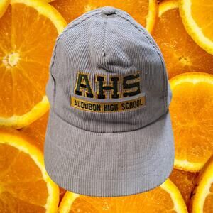 Audubon High School AHS Corduroy‎ Snapback Adjustable Hat Cap